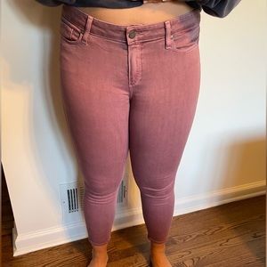PAIGE Pink Skinny Jeans